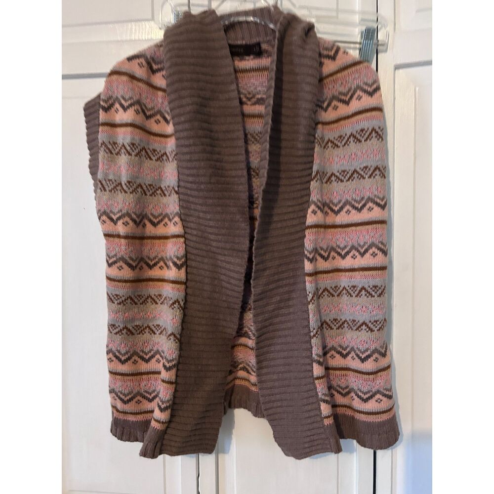 The Limited Fair Isle Short Sleeve Cardigan - Size S